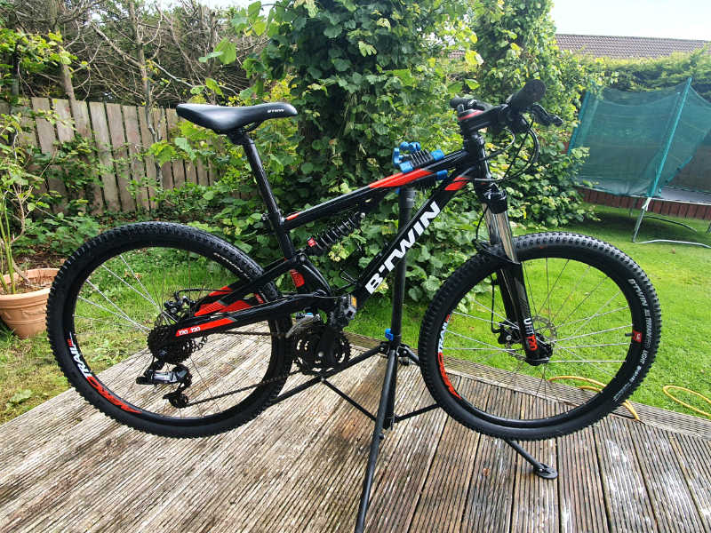 btwin rockrider 520s full suspension mountain bike
